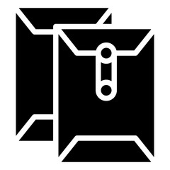 ENVELOPE glyph icon,linear,outline,graphic,illustration