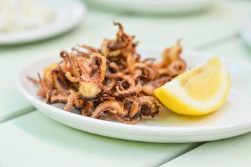 Spanish Food Lunch Tasty Traditional Seafood