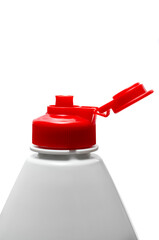 Washing-up liquid bottle isolated on white background