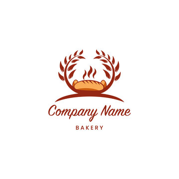 Bakery logo template for branding design 