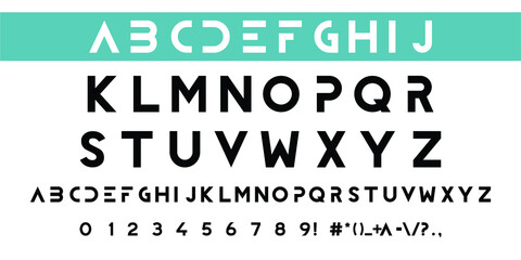 Alphabet letters font set. Classic patterns, custom logos, poster. Typographic classic style font, vector illustration