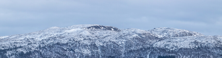 snow covered mountains Norway