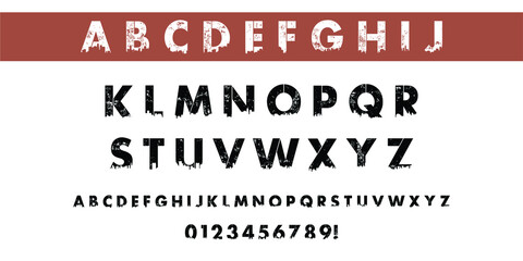 Alphabet letters font set. Classic patterns, custom logos, poster. Typographic classic style font, vector illustration