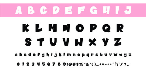 Alphabet letters font set. Classic patterns, custom logos, poster. Typographic classic style font, vector illustration