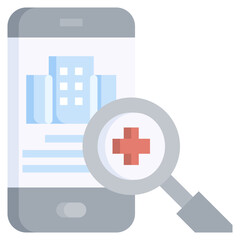 Fototapeta premium SEARCH flat icon,linear,outline,graphic,illustration