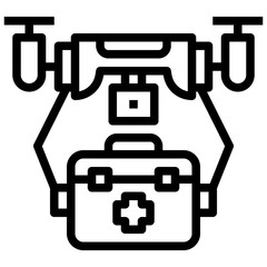 DRONE line icon,linear,outline,graphic,illustration