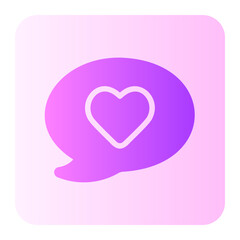 chat gradient icon
