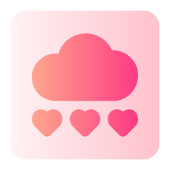 cloud gradient icon