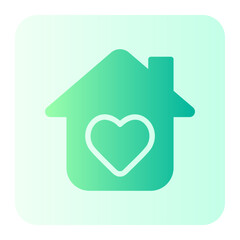 home sweet home gradient icon