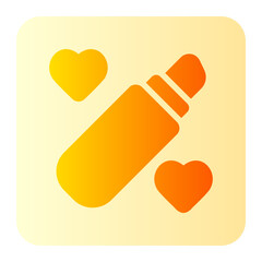 lipstick gradient icon