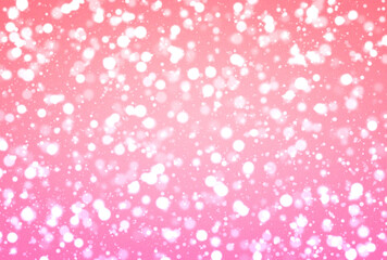 背景素材_イルミネーション_ピンク