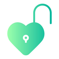 padlock gradient icon