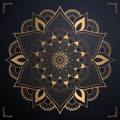 Islamic mandala design print ready