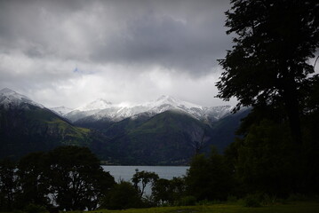 landscape with clouds