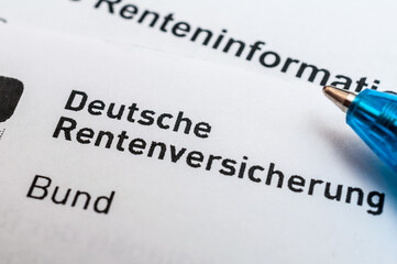 Rentenversicherung - Renteninformation - Altersvorsorge