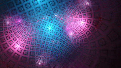 Beautiful abstract background for art projects, cards, business, posters. 3D illustration, computer-generated fractal