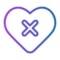 dislike gradient icon