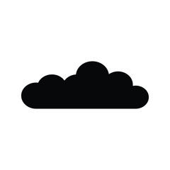 Cloud icon, vector illustration. Flat design style
on white background
