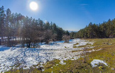 Spring in the mountain
