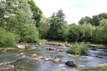 Sommer am Fluss Böhme in Bad Fallingsbostel