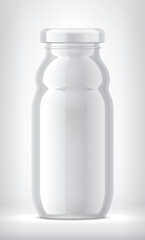 White Bottle on background. 