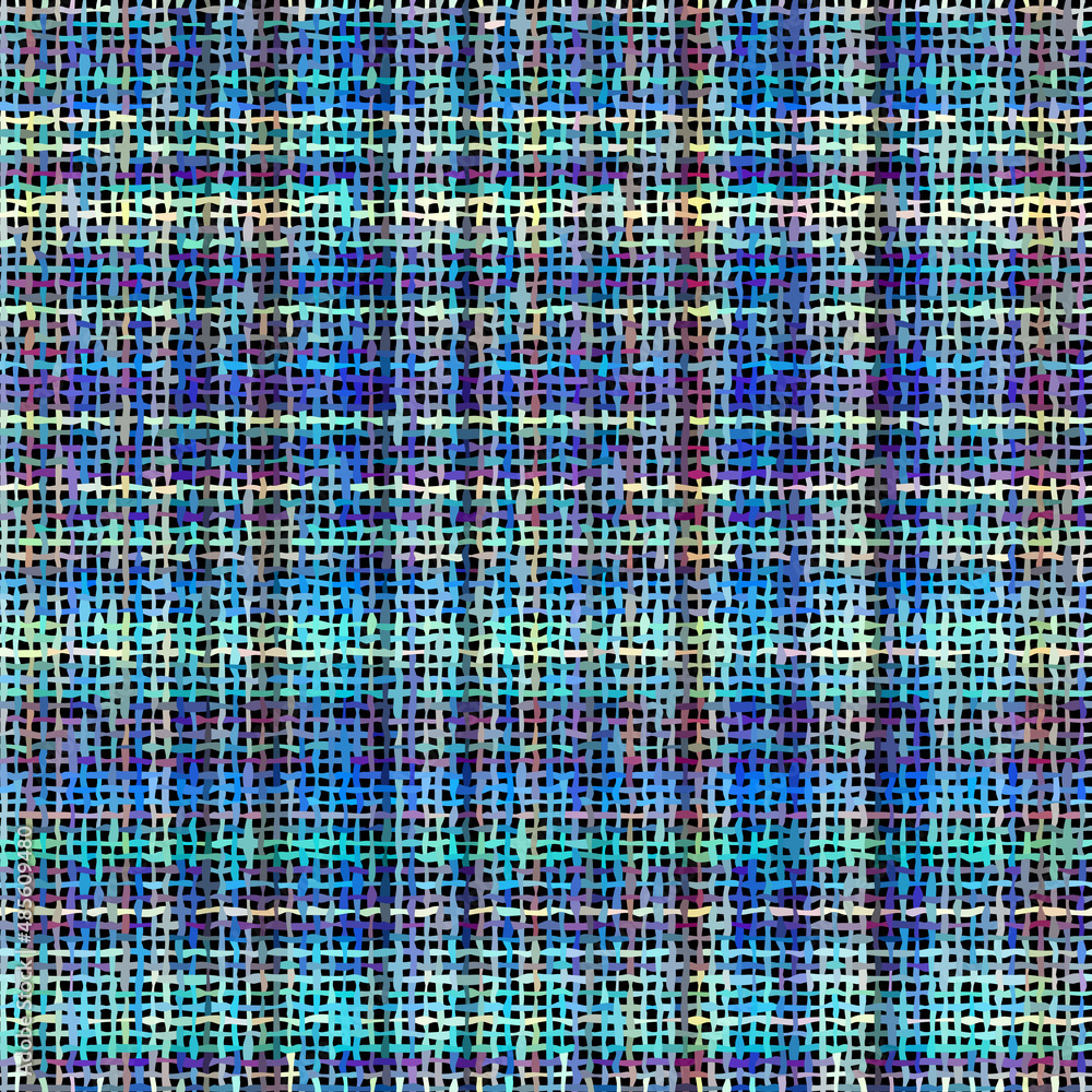 Poster Imitation of a texture of rough canvas. Seamless pattern.