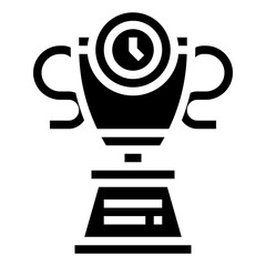 TROPHY glyph icon,linear,outline,graphic,illustration