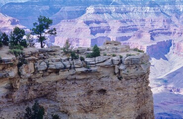 Punto di osservazione nel Gran Canyon national park in Arizona . USA