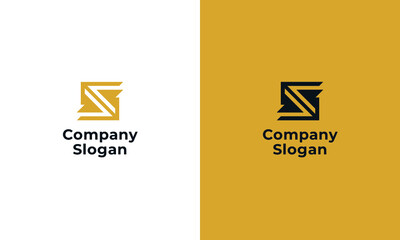 S Letter Initial Vector Logo Template