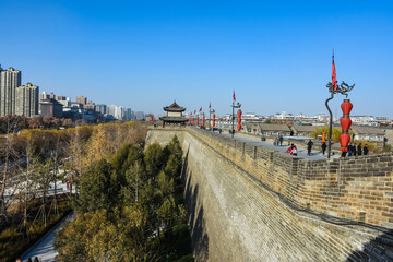 Amazing landmark in the historical city of Xi'An, ancient capital of China