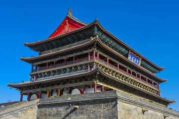 Fototapeta premium Amazing landmark in the historical city of Xi'An, ancient capital of China