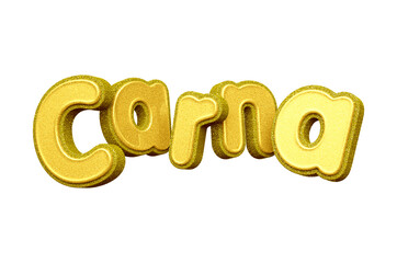 3D carnival logo