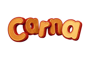 3D carnival logo