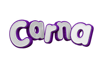 3D carnival logo