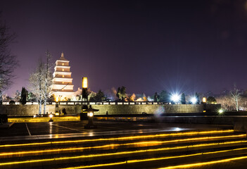 Amazing landmark in the historical city of Xi'An, ancient capital of China