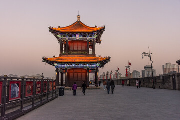 Amazing landmark in the historical city of Xi'An, ancient capital of China