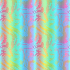 Seamless gradient pattern, rainbow palette pastel colors. Rainbow