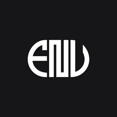 FNV letter logo design on black background. FNV creative initials letter logo concept. FNV letter design.