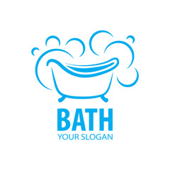 Vector logo of plumbing, baths and showers