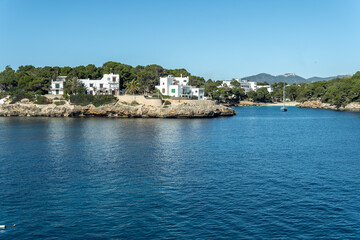 Fototapeta premium View of the coast of Cala d'Or