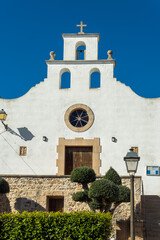 Fototapeta na wymiar Catholic parish church in the town of Portopetro