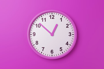 12:52am 12:52pm 00:52h 00:52 12h 12 12:52 am pm countdown - High resolution analog wall clock...