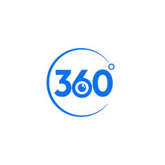 360 degree logo vector design