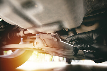 motor oil changing