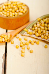 organic soya beans