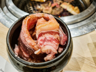 marinated slice beef yakiniku