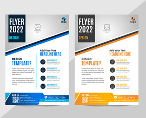Corporate flyer template, business, brochure, magazine, abstract, modern, cover, presentation, portfolio, website, easy to use and edit