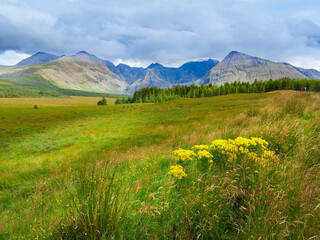 Isle of Skye at the start of the road to Glen Brittle