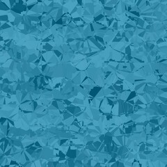 Abstract macro crystal geometric background texture Cerulean color. Random pattern background. Texture Cerulean color pattern background.