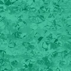 Abstract macro crystal geometric background texture Mint color. Random pattern background. Texture Mint color pattern background.